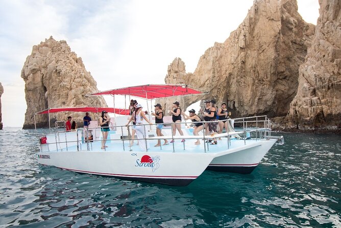 2 Hour Sunset Tour on Catamaran in Cabo San Lucas - A second Arch stop after dark