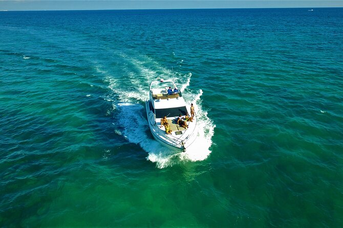 3 Hour Xpu-Ha - 47' Azimut, Tulum, Playa del Carmen, Riviera Maya - Puerto Aventuras is the real starting point