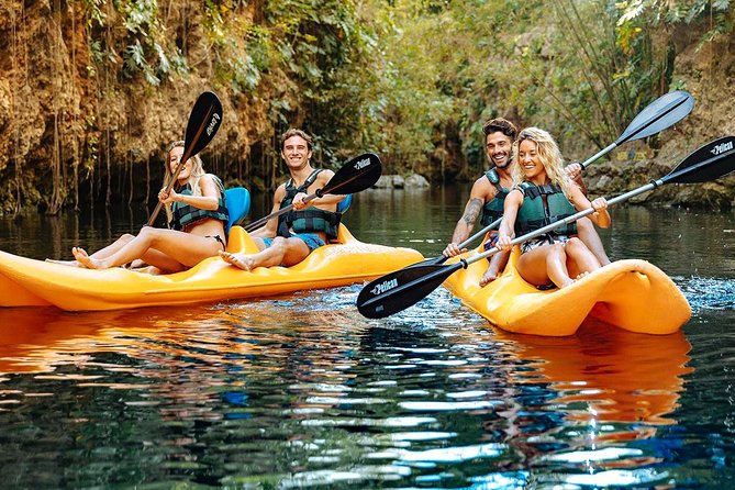 4-in-1 Cenote Tour Guided Experience with Breakfast, Lunch & Wine - K’aak’, the Fire Cenote, starts with a gentle swim