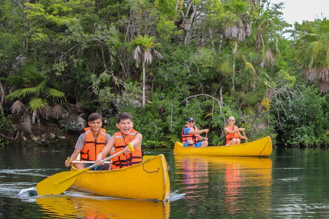 4 Private Cenotes, Zip-Lines, Canoes & Mayan Village with Delicious Lunch - Key points before you book