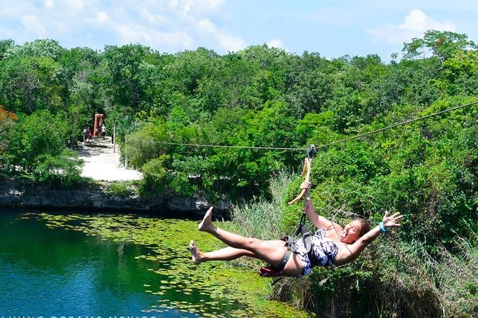 4 Private Cenotes, Zip-Lines, Canoes & Mayan Village with Delicious Lunch - Starting with private transport from Tulum and beyond