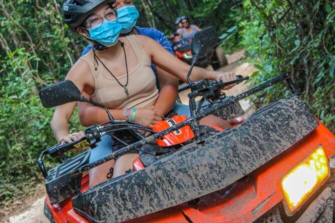Adrenaline Tour with ATV, Ziplines and Cenote from Cancun - Snacks, tequila tasting, and the food question