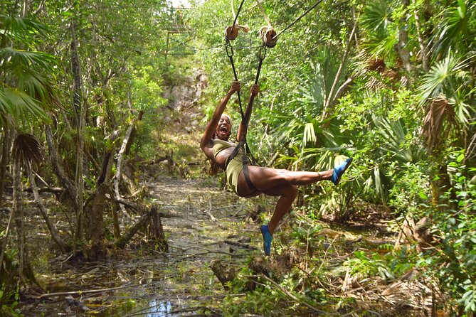 Adventure in the Mayan Jungle with ATV and Zip Line in Tulum - The cave cenote is the strongest part of the day
