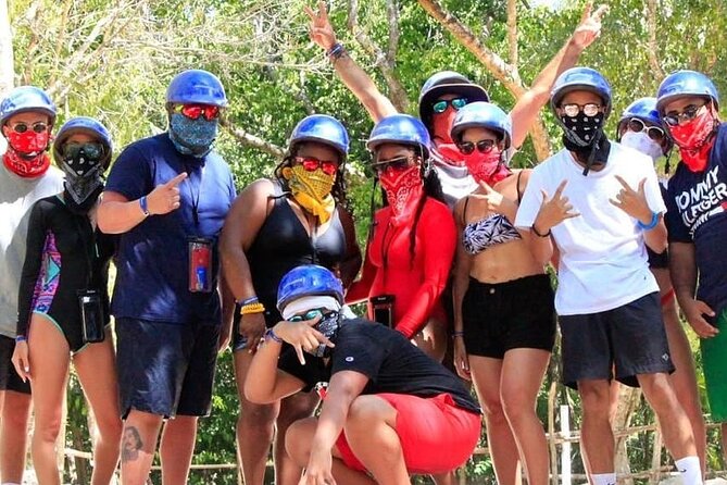 Adventure in the Mayan Jungle with ATV and Zip Line in Tulum - A small Mayan cultural element