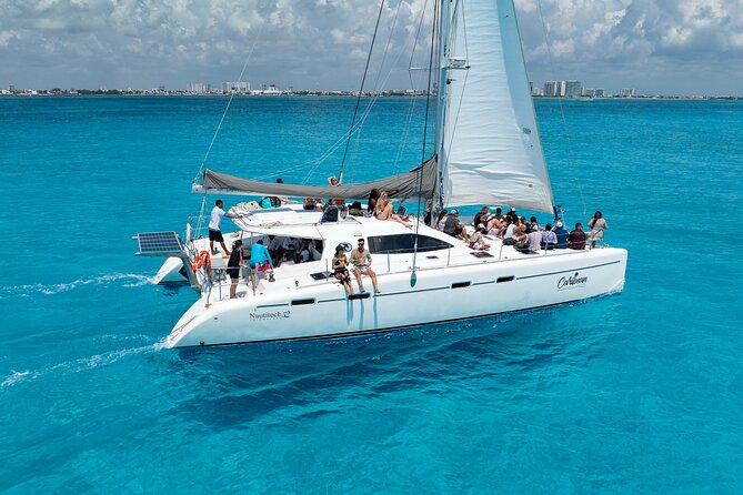 All Inclusive Isla Mujeres Catamaran - Playa Norte and the island’s clear-water stop