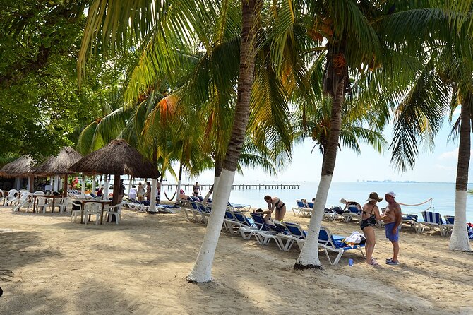 All-Inclusive Isla Mujeres Catamaran with Free Transportation - Swimming at the Blanquizal sandbar