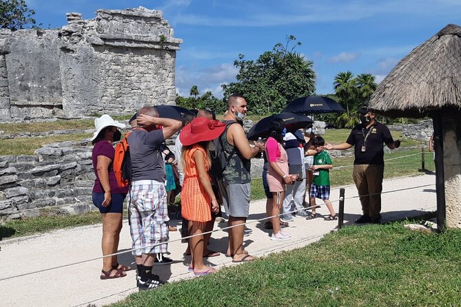 Archaeological Tour in Tulum and Coba with Kuxtal Cenote - Tulum: dramatic ruins above the Caribbean