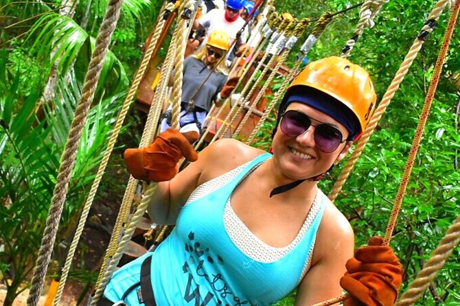 ATV Adventure, Interactive Bridges, Ziplines, Cenote and Lunch - From Cancun hotels to the jungle park