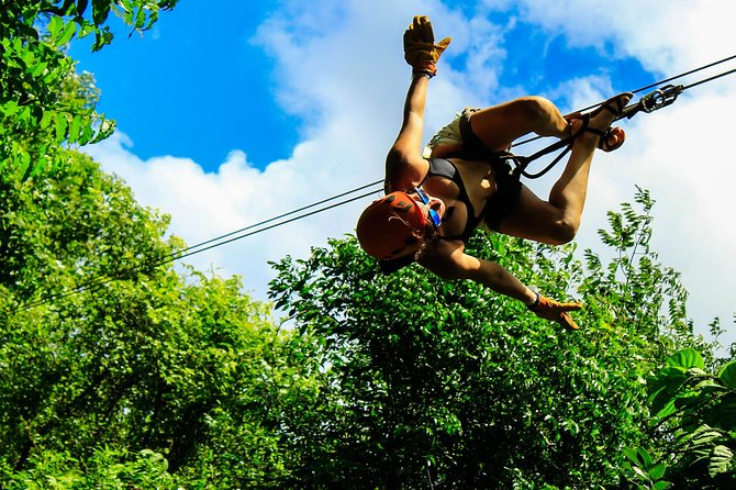 ATV Adventure, Interactive Bridges, Ziplines, Cenote and Lunch - Cenote Verde Lucero is the refreshing payoff