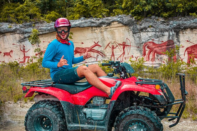 ATV Adventure to Jade Cavern with transfer - The Cozumel trail near El Cedral
