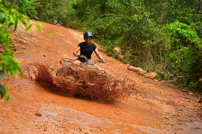 ATV Combo Horseback Riding, ATV, Ziplines, Cenote and Lunch - Getting from the hotel to the jungle park