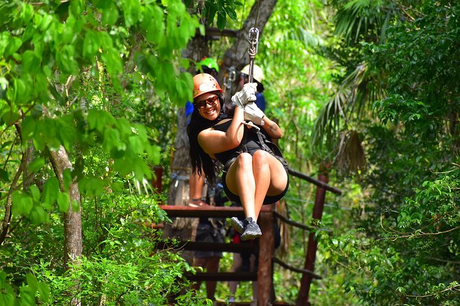 ATV Combo Horseback Riding, ATV, Ziplines, Cenote and Lunch - A quiet horseback ride on the jungle trail
