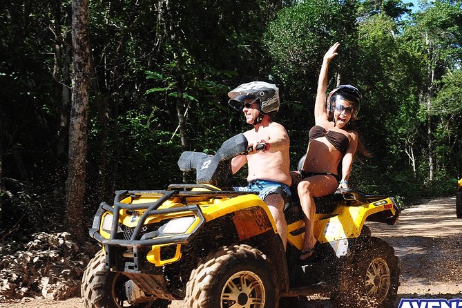 ATV Extreme and Snorkel Combo Tour from Cancun - Ziplines above the jungle canopy