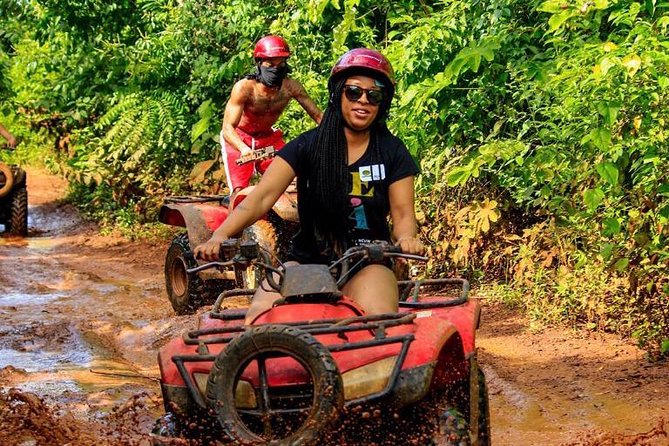 ATV Tour with Cenote swim, Ziplines, Transportation and Lunch Included - Forty-Five Minutes on an ATV Track