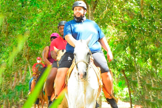 ATV Tour, Zip Lines, Horseback Riding, Cenote and Tequila Tasting - Horseback riding through the jungle