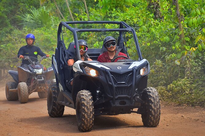 ATV, Ziplines & Cenote with Transportation - Pickup From Cancun, Playa del Carmen, or the Riviera Maya