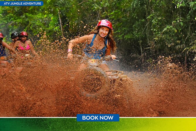 ATV, Ziplining & Cenote Tour, Transportation & Tequila Tasting - Five jungle ziplines and three interactive bridges