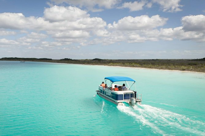 Bacalar 101- Private Tour of the Lagoon of the 7 Colors - The Lagoon of the Seven Colors from the water