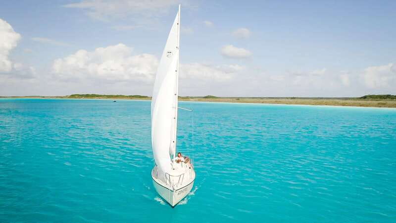 Bacalar: Group Sailing Trip with Swimming and Drinks - Bird Island and the second swim