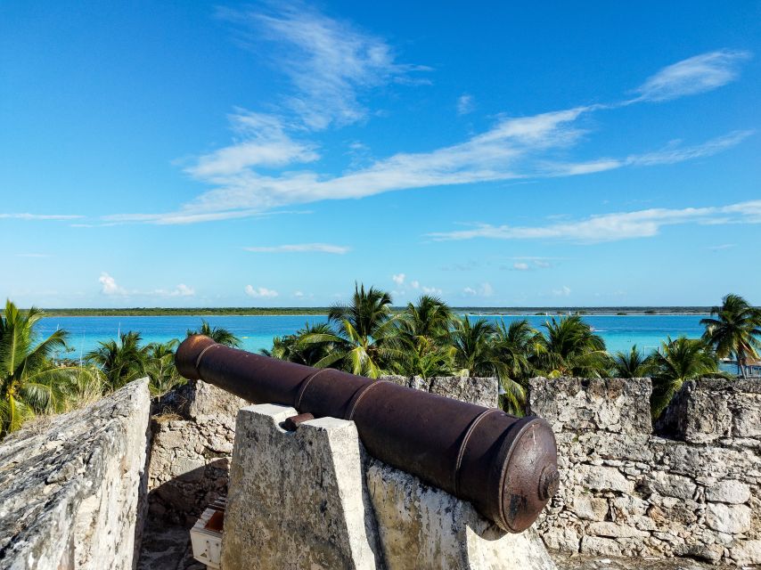 Bacalar: Lagoon, Pirate Canal, Stromatolite Day Trip w/Lunch - Cenote Negro and the changing colors of Bacalar