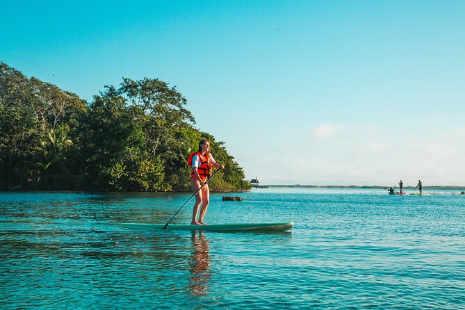 Bacalar Sunrise Stand Up Paddleboard Tour with Breakfast & Photos - Cocos Island, birds, and the morning swim