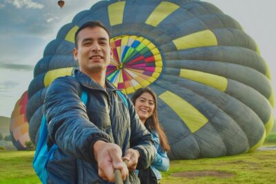 Balloon flight + pick up in CDMX + Breakfast in Cave + Pyramids