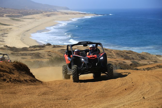 Beach and Desert Premium X3 UTV Tour in Cabo - Safety gear and guide support