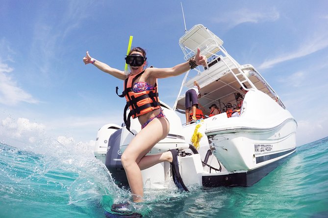 Beach Escape: Isla Contoy and Isla Mujeres with Snorkeling. - Pickup from Playa del Carmen and the real length of the day