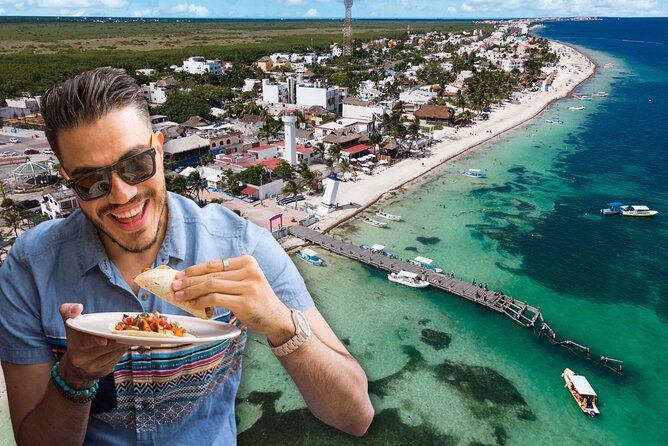 Beachside Tacos & Town Tour with Tequila Tasting From Cancun - Handmade ice cream at Panna e Cioccolato