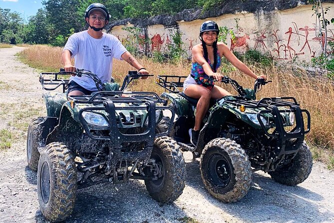 Best Cozumel ATV Jungle Tour + Jade Cavern + Beach + Locker - The two-hour beach-club finish