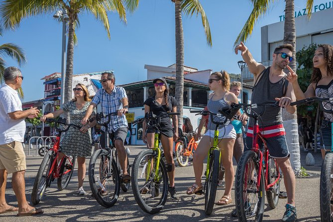 Bikes and Bites: Taco Bicycle Tour in Puerto Vallarta - Riding along the Malecón