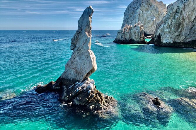 Boat ride to the Arch and Snorkel - Seeing the Arch, Pelican Rock, and Land’s End