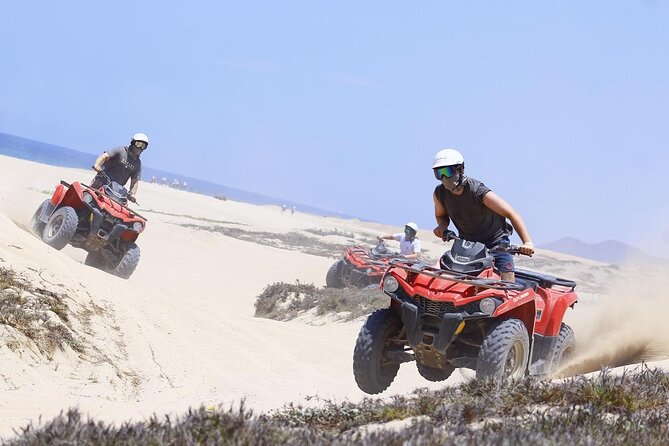 Cabo’s Best ATV Tour – Desert, Beach Ride & Tequila Tasting - Check-in, safety gear, and choosing your ATV