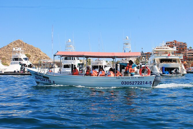 Cabo San Lucas Arc Group Tour in Glass Bottom Boat - Divorce Beach and the Pacific side