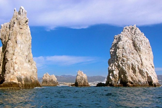 Cabo San Lucas city tour and amazing sea adventure to Lands End! - Boarding the glass-bottom boat at Land’s End
