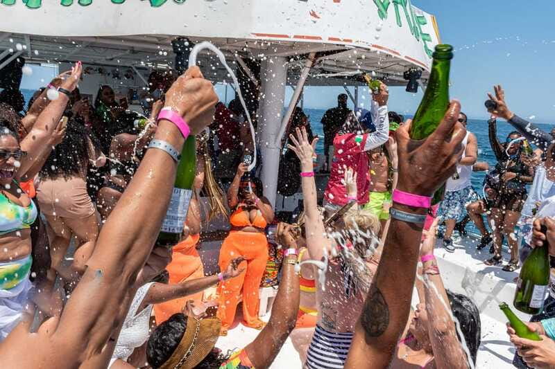 Cabo San Lucas: Hip Hop Boat Party with Unlimited Drinks - Heat, sunscreen, and comfort on deck