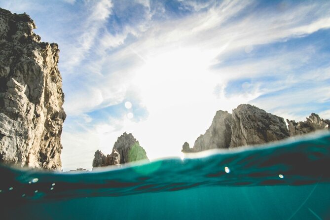 Cabo San Lucas Paddleboard and Snorkel at the Arch - Paddling toward El Arco and the sea lions