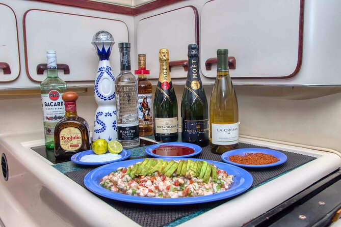 Cabo San Lucas Private Yacht Cruise with Open Bar - Food and drinks can turn a boat ride into a meal