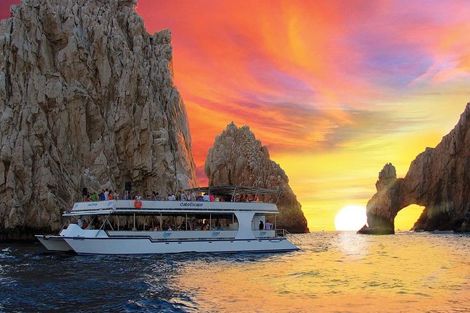 Cabo San Lucas Sunset Dinner Cruise with Open Bar - El Arco and Cabo’s best sunset views