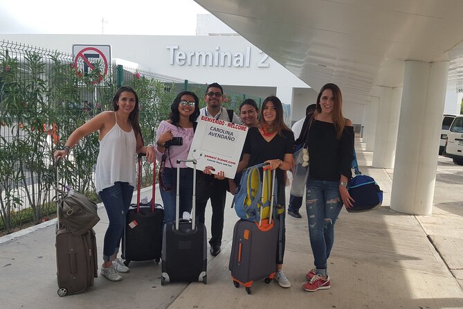 cancun airport shuttle - The minivan ride to your hotel