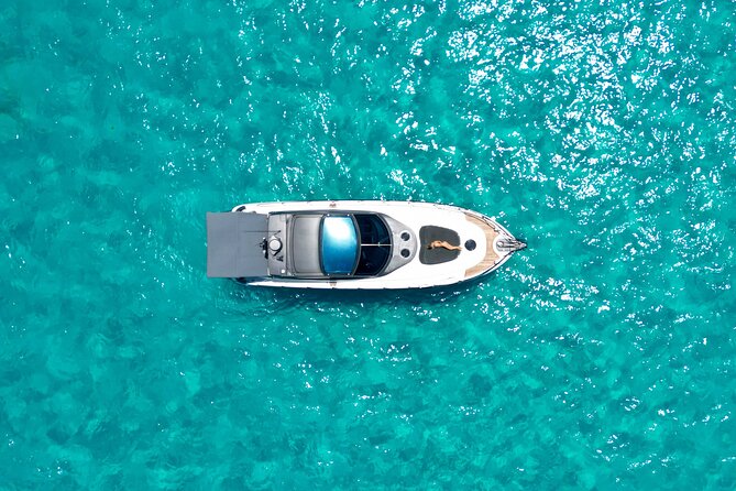 Cancun All Inclusive: Coast & Fun 9h on 50' Cranchi - A private yacht day, not a standard Cancun boat trip