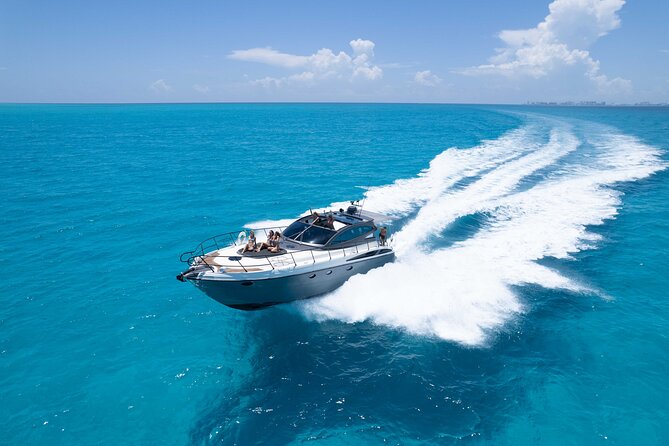 Cancun All Inclusive: Coast & Fun 9h on 50' Cranchi - Price, fees, and the value for eight people