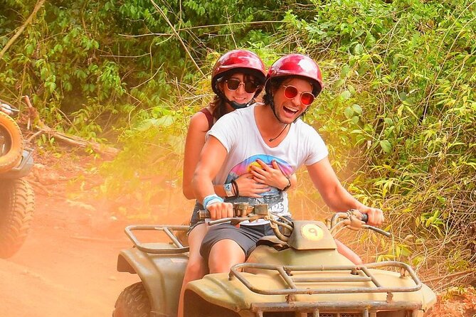 Cancun ATV Jungle Adventure, Ziplines, Cenote and Tequila Tasting - Cenote Verde Lucero and the cool-water pause