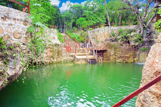 Cancun ATV Tour with Zipline, Cenote & Transportation - Short ziplines with a photo-friendly setup