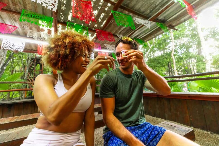 Cancún: Cenotes Adventure with Tequila Tasting & Mayan Snack - Three cenotes, three different kinds of fun