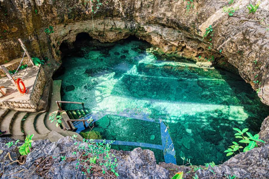 Cancun: Cenotes El Retoño entrance with transportation, lunch, and guided tour. - The bicycle ride through the grounds