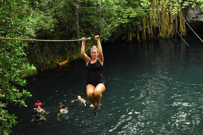 Cancun Combo Tour: ATV and Zip- lines with Cenote Swim - Swimming at Cenote Lukama