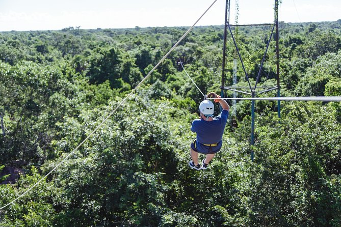 Cancun Extreme Zipline Canopy Tour - Ten or more ziplines through the tropical canopy