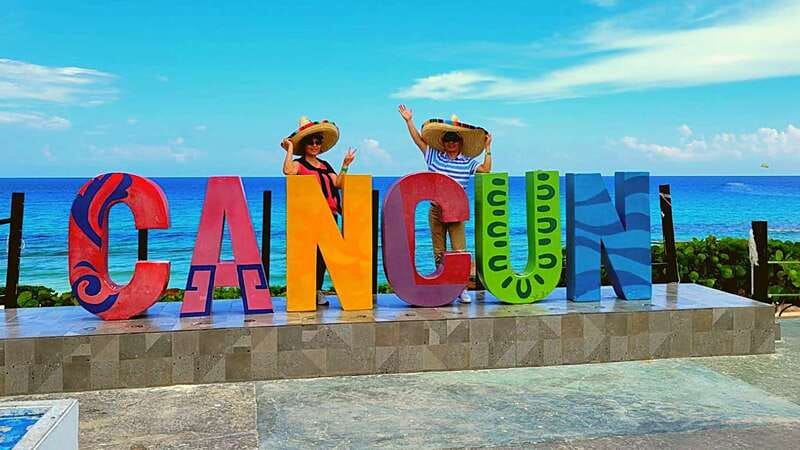 Cancun: Guided City Tour with Shopping by Double Decker Bus - El Meco: a small Mayan site with real value