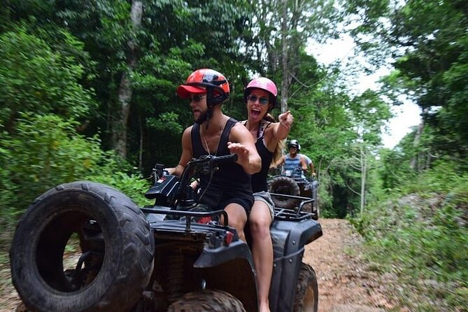 Cancun Horseback Riding, ATV, Ziplines, Cenote, Lunch and Drinks - Ziplining, suspension bridges, and the spider web
